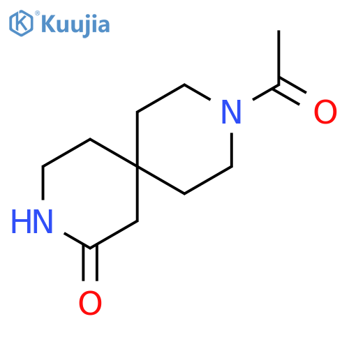 3,9-Diazaspiro[5.5]undecan-2-one, 9-acetyl- structure
