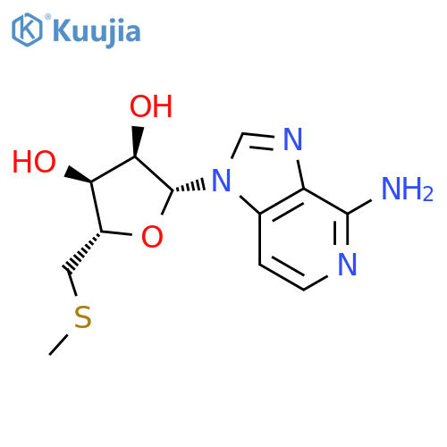 1H-Imidazo[4,5-c]pyridin-4-amine,1-(5-S-methyl-5-thio-b-D-ribofuranosyl)- (9CI) structure