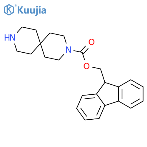 3,9-Diazaspiro[5.5]undecane-3-carboxylic acid, 9H-fluoren-9-ylmethyl ester structure