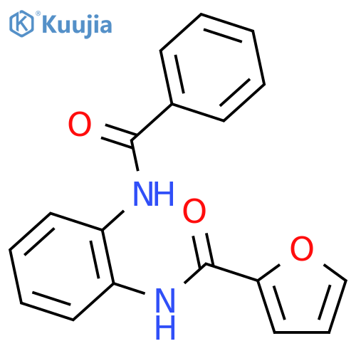 Furancarboxamide, N-[2-(benzoylamino)phenyl]- structure