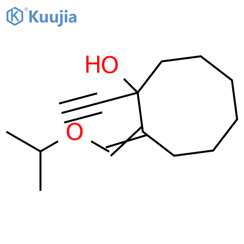 Cyclooctanol, 1-ethynyl-2-[(1-methylethoxy)methylene]- structure