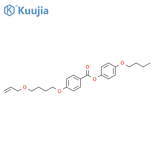 Benzoic acid, 4-[4-(2-propenyloxy)butoxy]-, 4-butoxyphenyl ester structure