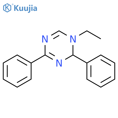 1,3,5-Triazine, 1-ethyl-1,2-dihydro-2,4-diphenyl- structure