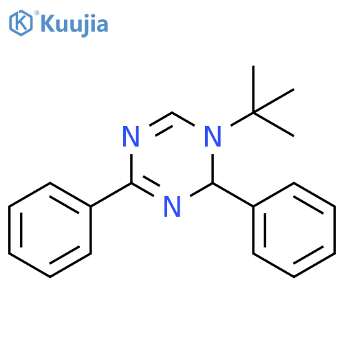1,3,5-Triazine, 1-(1,1-dimethylethyl)-1,2-dihydro-2,4-diphenyl- structure