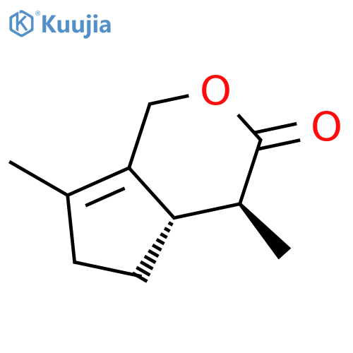 Cyclopenta[c]pyran-3(1H)-one, 4,4a,5,6-tetrahydro-4,7-dimethyl-, cis-(±)- structure