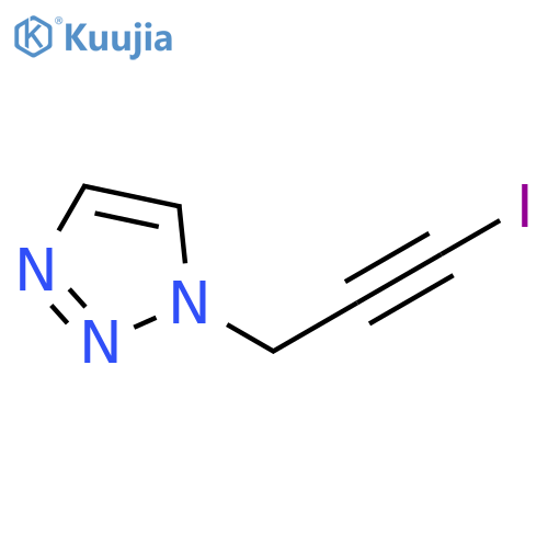 1H-1,2,3-Triazole, 1-(3-iodo-2-propynyl)- structure