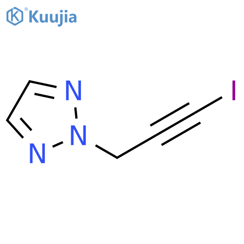 2H-1,2,3-Triazole, 2-(3-iodo-2-propynyl)- structure