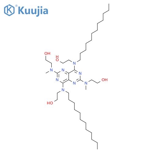 Ethanol, 2,2'-[[[4,8-bis[dodecyl(2-hydroxyethyl)amino]]pyrimido[5,4-d]pyrimidine- 2,6-diyl]bis(methylimino)]bis- structure