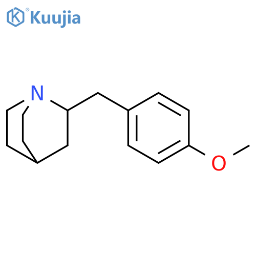 1-Azabicyclo[2.2.2]octane, 2-[(4-methoxyphenyl)methyl]- structure