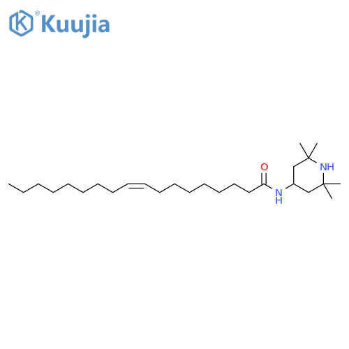 9-Octadecenamide, N-(2,2,6,6-tetramethyl-4-piperidinyl)-, (Z)- structure