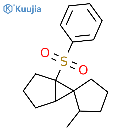 Spiro[bicyclo[3.1.0]hexane-6,1'-cyclopentane],2'-methyl-1-(phenylsulfonyl)- structure
