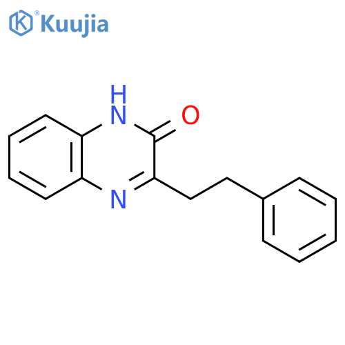 2(1H)-Quinoxalinone, 3-(2-phenylethyl)- structure