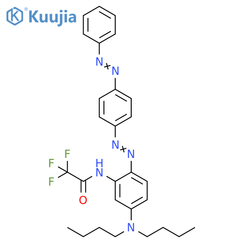 Acetamide,N-[5-(dibutylamino)-2-[[4-(phenylazo)phenyl]azo]phenyl]-2,2,2-trifluoro- structure