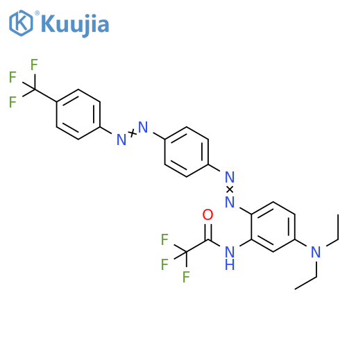 Acetamide,N-[5-(diethylamino)-2-[[4-[[4-(trifluoromethyl)phenyl]azo]phenyl]azo]phenyl]-2,2,2-trifluoro- structure