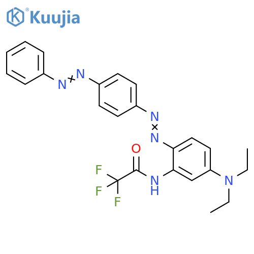 Acetamide,N-[5-(diethylamino)-2-[[4-(phenylazo)phenyl]azo]phenyl]-2,2,2-trifluoro- structure