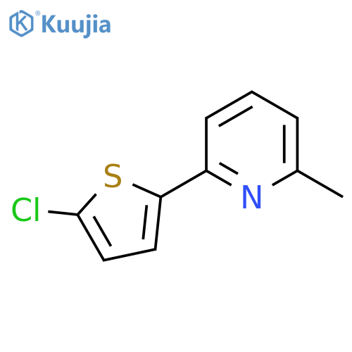 2-(5-Chloro-2-thienyl)-6-methylpyridine structure