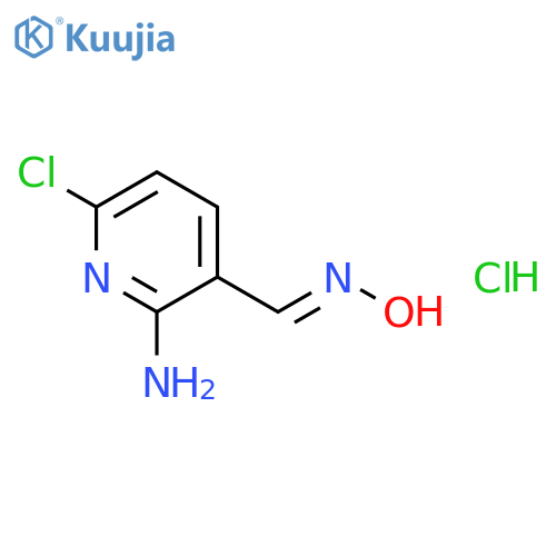 6-chloro-3-(hydroxyimino)methylpyridin-2-amine hydrochloride structure