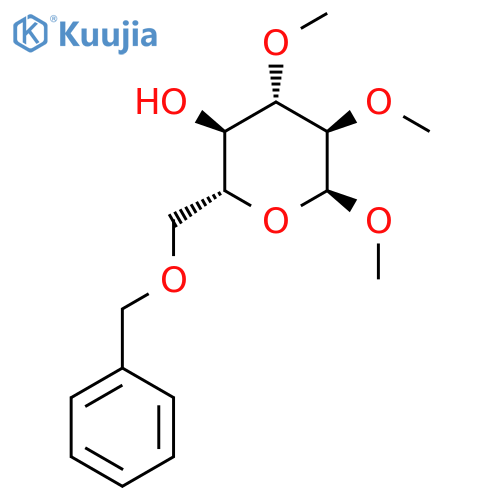 Methyl 6-O-benzyl-2,3-di-O-methyl-a-D-glucopyranoside structure