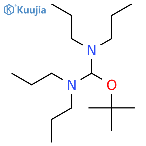 1-[(2-methylpropan-2-yl)oxy]-n,n,n',n'-tetrapropylmethanediamine structure