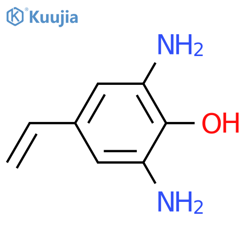 Phenol,2,6-diamino-4-ethenyl- structure