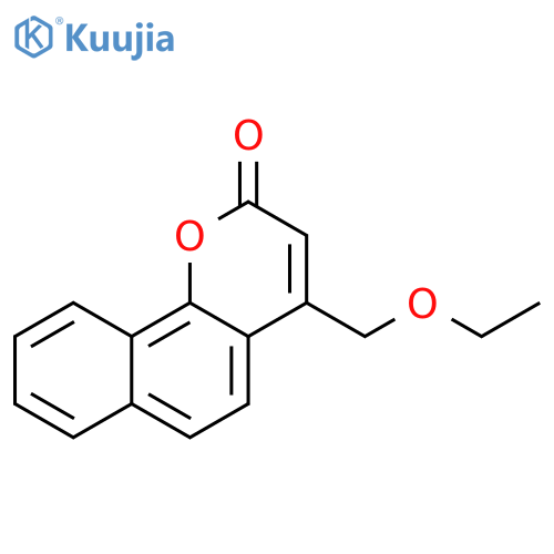 2H-Naphtho[1,2-b]pyran-2-one, 4-(ethoxymethyl)- structure