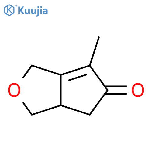 1H-Cyclopenta[c]furan-5(3H)-one, 3a,4-dihydro-6-methyl- structure