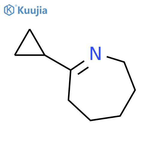 2H-Azepine, 7-cyclopropyl-3,4,5,6-tetrahydro- structure