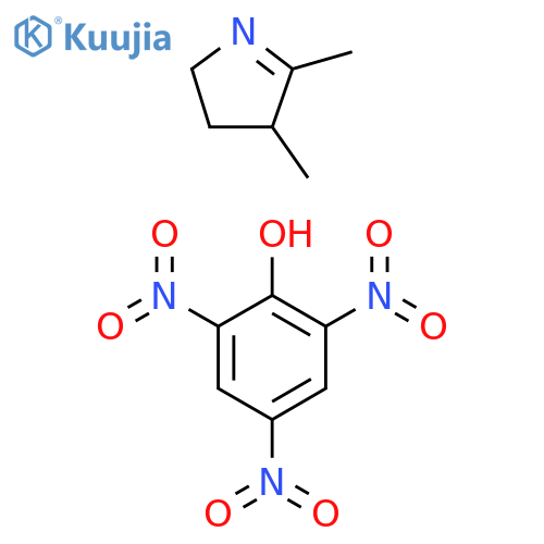 2H-Pyrrole, 3,4-dihydro-4,5-dimethyl-, compd. with 2,4,6-trinitrophenol(1:1) structure