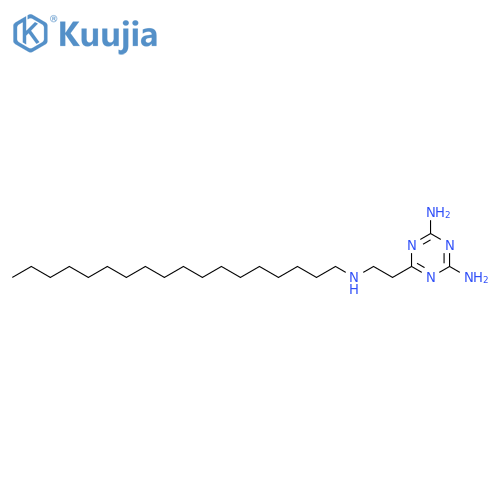 1,3,5-Triazine-2,4-diamine, 6-[2-(octadecylamino)ethyl]- structure