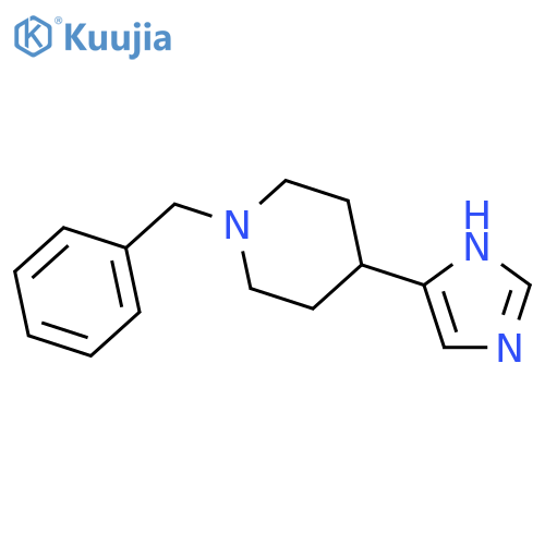 Piperidine,1-[(4-fluorophenyl)methyl]-4-(1H-imidazol-5-yl)- structure