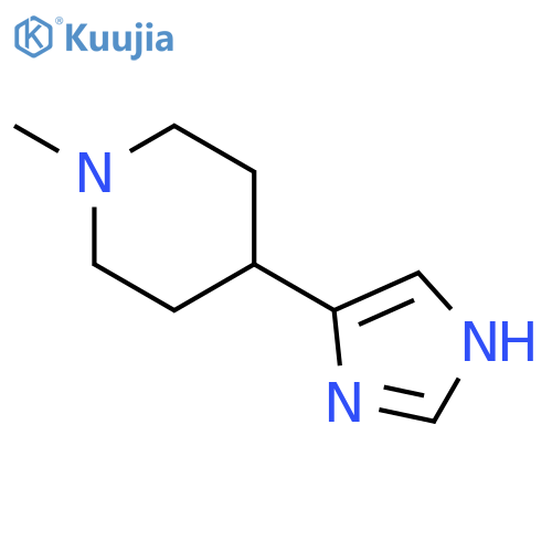 4-(1H-Imidazol-4-yl)-1-methylpiperidine structure