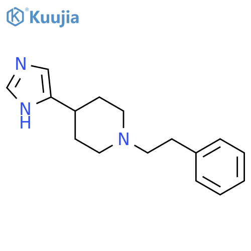 Piperidine,4-(1H-imidazol-5-yl)-1-(2-phenylethyl)- structure