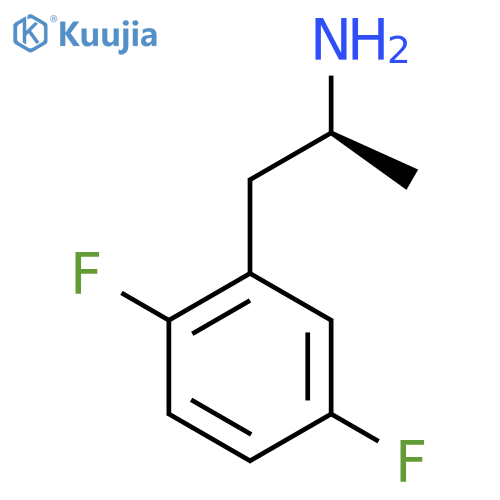 (2S)-1-(2,5-difluorophenyl)propan-2-amine structure