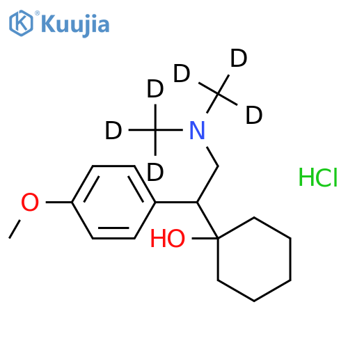 (±)-Venlafaxine-d6 HCl (N,N-dimethyl-d6) structure