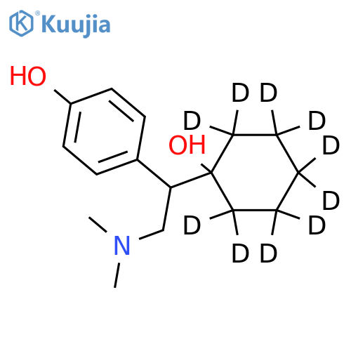 D,L-O-Desmethyl Venlafaxine-d10 structure