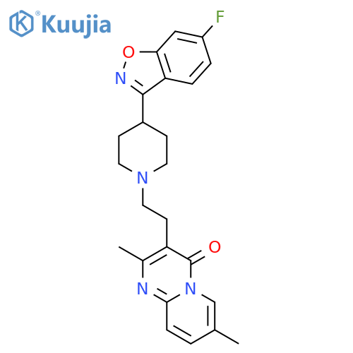 Methyl 5,6,7,8-Tetradehydro Risperidone structure