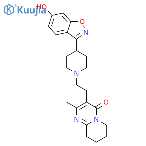 6-Desfluoro-6-hydroxy Risperidone structure
