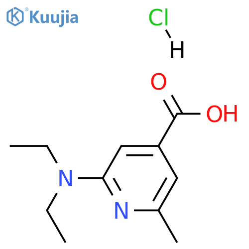 2-(diethylaMino)-6-Methylisonicotinic acid hcl structure