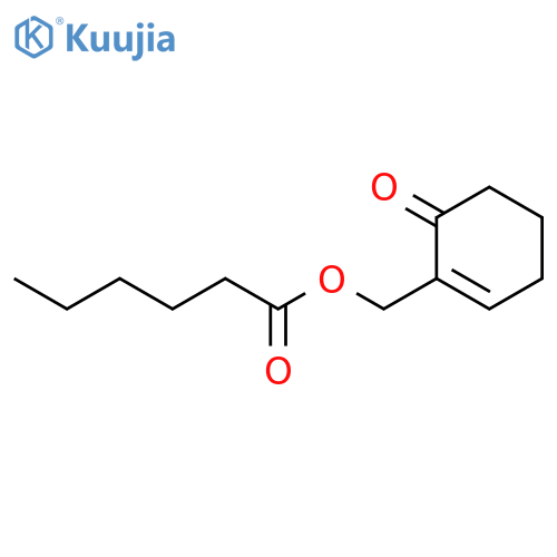 Hexanoic acid, (6-oxo-1-cyclohexen-1-yl)methyl ester structure