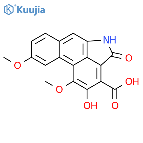 Dibenz[cd,f]indole-3-carboxylicacid, 4,5-dihydro-2-hydroxy-1,9-dimethoxy-4-oxo- structure