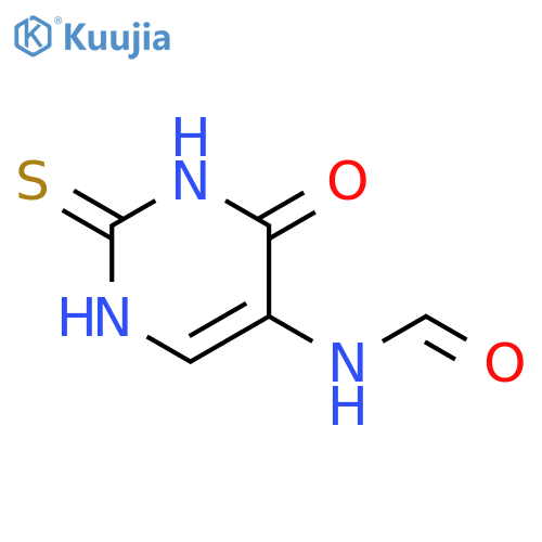 Formamide, N-(1,2,3,4-tetrahydro-4-oxo-2-thioxo-5-pyrimidinyl)- structure