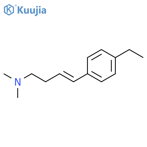 3-Buten-1-amine, 4-(4-ethylphenyl)-N,N-dimethyl-, (E)- structure