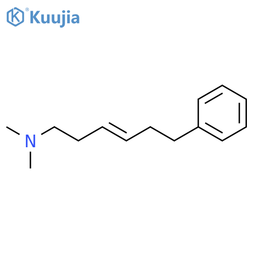 3-Hexen-1-amine, N,N-dimethyl-6-phenyl-, (E)- structure