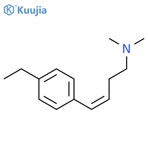 3-Buten-1-amine, 4-(4-ethylphenyl)-N,N-dimethyl-, (Z)- structure