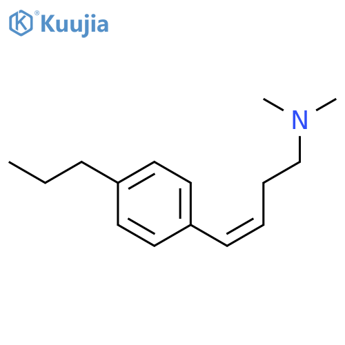 3-Buten-1-amine, N,N-dimethyl-4-(4-propylphenyl)-, (Z)- structure