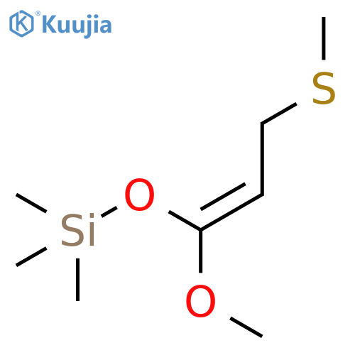 Silane, [(Z)-methoxy[2-(methylthio)ethylidene]methoxy]trimethyl- (9CI) structure