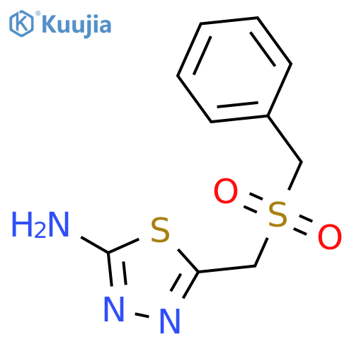 5-(Benzylsulfonyl)methyl-1,3,4-thiadiazol-2-amine structure