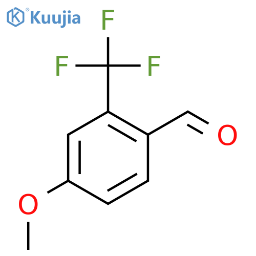 4-Methoxy-2-(trifluoromethyl)benzaldehyde structure
