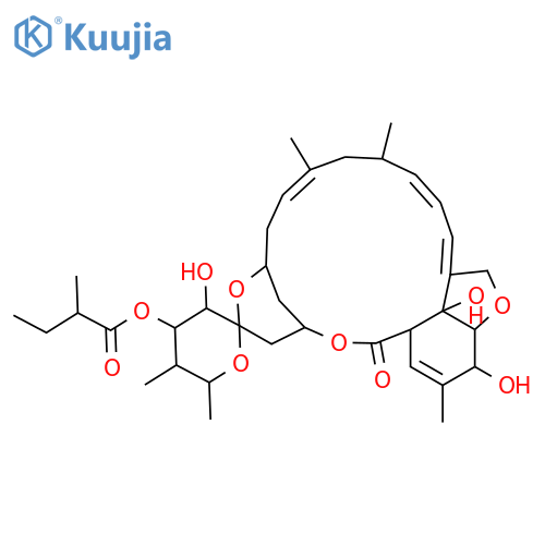 22,23-Dihydroxymilbemycin α1; 23-O-(2-Methylbutanoyl) structure