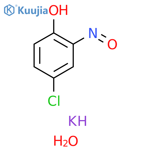 Phenol, 4-chloro-2-nitroso-, potassium salt, hydrate (2:2:1) structure